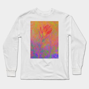 Indian Paintbrush (Castilleja Angustifolia) Long Sleeve T-Shirt